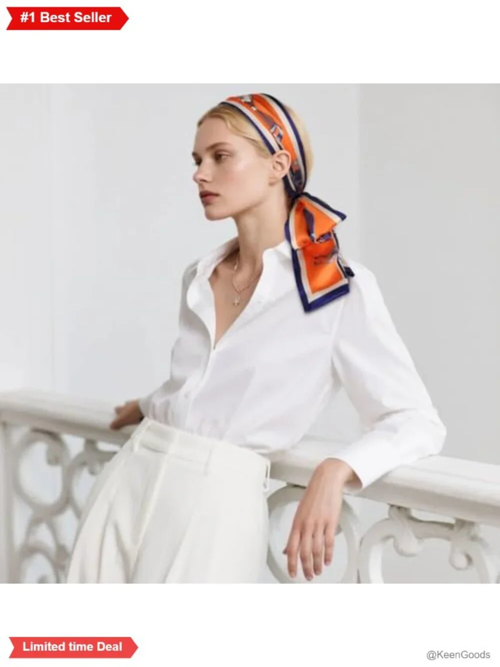 Silk Feel Polyester Satin Scarf Head Wrap Hair Band Neckerchief 7x59